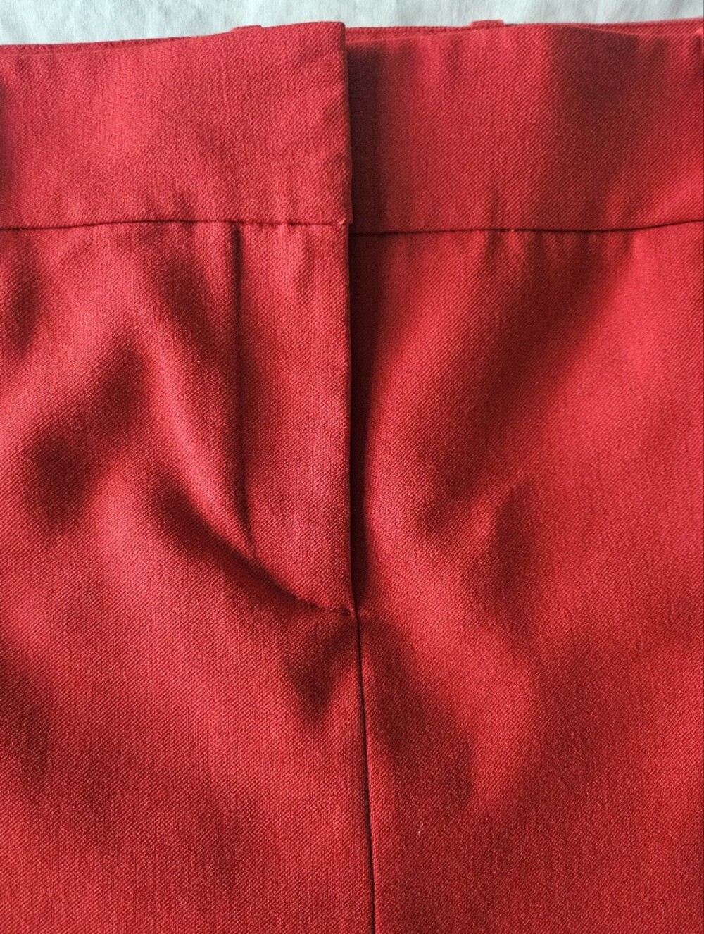 ZARA Chic Red Tailored Low-Rise Mini Y2K Skirt | SZ XXL - Picture 3 of 9